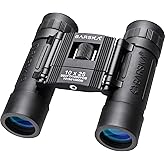Barska Lucid View 10x25 Compact Binoculars – Lightweight Folding Design with Fully Coated Optics & Rubber Armor – Ideal for Travel, Hiking, Hunting & Sports