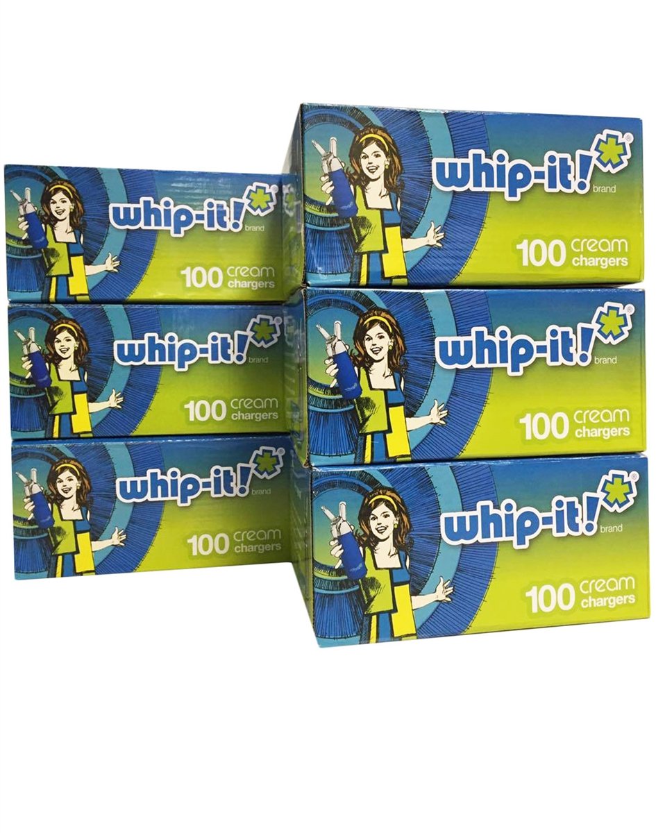 Whipit! Whipped Cream Chargers (100 Pack) (Case of 600), White Buy