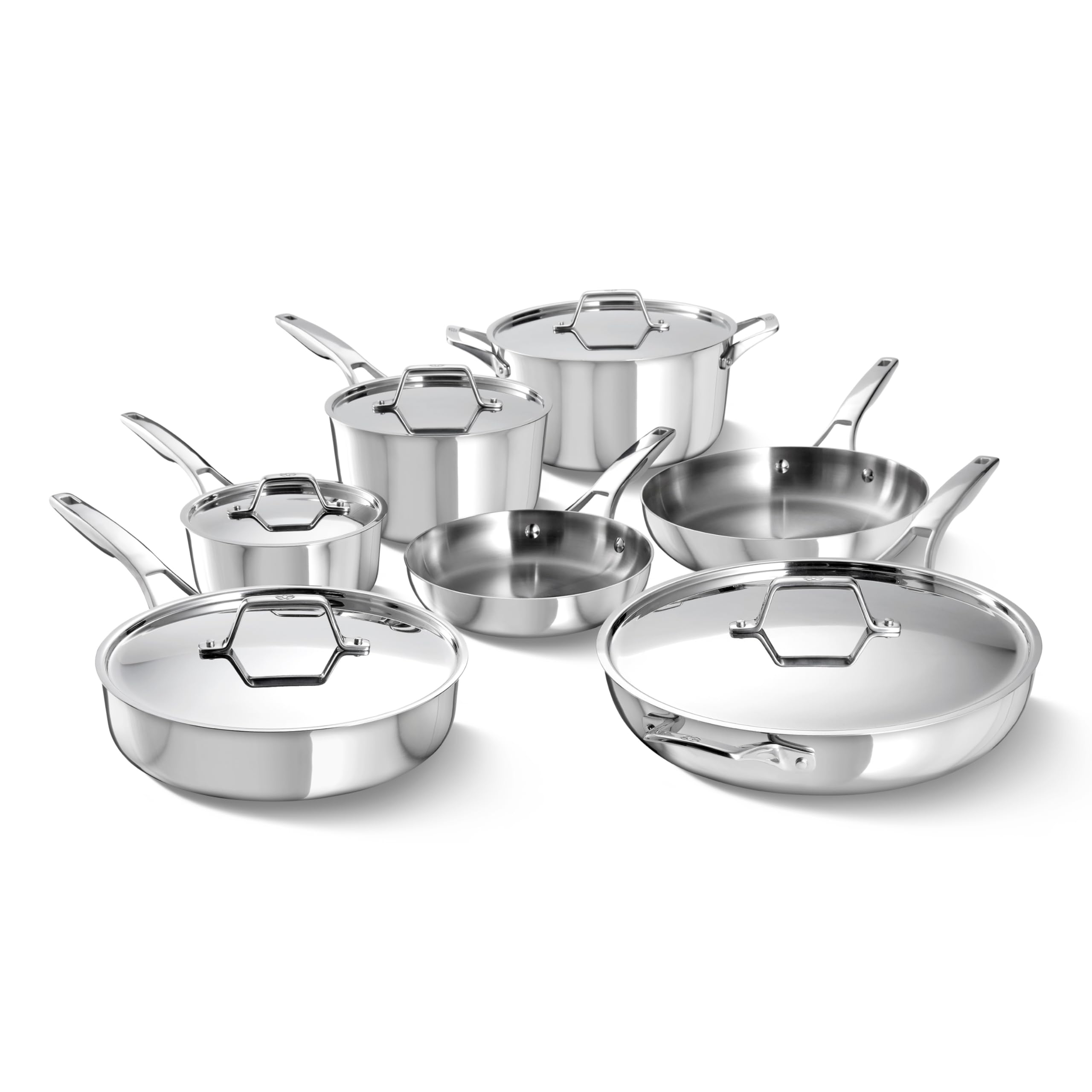 Premier Stainless Steel 12-Piece Cookware Set Image