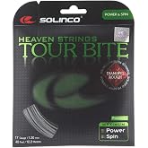 Solinco Tour Bite Diamond Rough Tennis String Set-17G-Silver