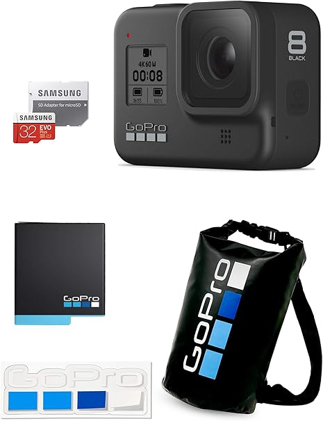 Amazon Gopro公式限定 Gopro Hero8 Black 予備バッテリー 認定microsdカード32gb 公式ストア限定非売品ドライバッグ ステッカー 国内正規品 ウェアラブルカメラ アクションカム 通販