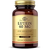 Solgar Lutein 40 mg, 30 Softgels - Supports Eye Health - Helps Filter Out Blue-Light - Contains FloraGLO Lutein - Gluten-Free, Dairy Free - 30 Servings