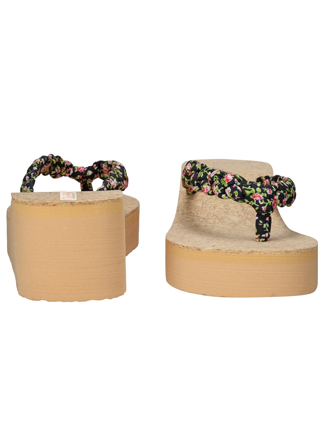 zachho women's black rubber wedges