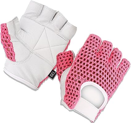 gym gloves pink