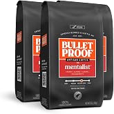 Bulletproof Mentalist Medium-Dark Roast Ground Coffee, 12 oz | Clean Coffee Sustainably Sourced, 100% Arabica Coffee, Tested for Toxins