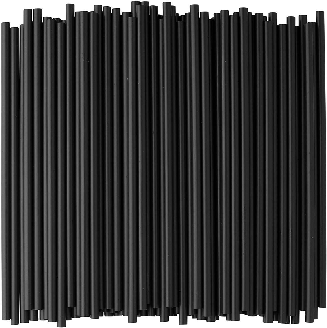 Plastic Drinking Straws, 250 Count BPA-Free Multi-Colored Disposable Plastic Straws 8.25" Long, Assorted - DuraHome (250 Pack): Kitchen & Dining