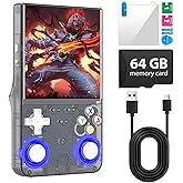 R36 Ultra Retro Handheld Game Console with 4.0-Inch IPS Screen, Preloaded 20000+ Classic Games, Open Source Linux Emulator with WiFi for Multiplayer, Portable Travel Gaming System for Adults & Kids