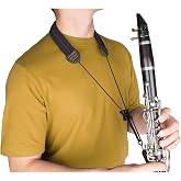 Pro-Tec Clarinet Neck Strap, 22&rdquo; Length (Model NCS2),Black,Regular