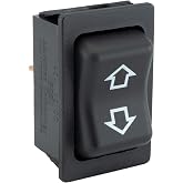 RecPro RV 40 AMP Power Reversing Motor Closed Circuit Switch for Awnings or Slide Outs (Black)