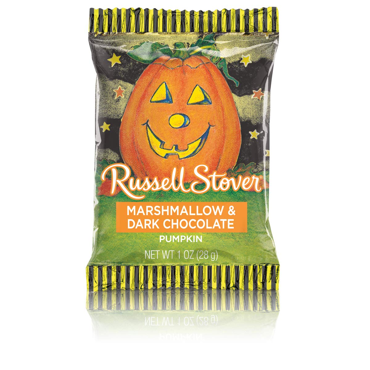 Russell Stover Dark Chocolate Marshmallow Pumpkins, 1 oz