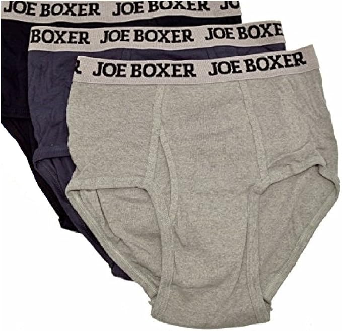 Joe Boxer Men's Cotton Briefs in Assorted Random Colors 3, 6, 9Packs