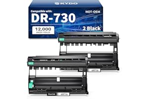 Skydo Compatible Drum Unit for DR730 to Use with MFC-L2710DW MFC-L2750DW HL-L2395DW HL-L2370DW HL-L2350DW HL-L2390DW DCP-L2550DW Printer (2 Pack, NOT Toner)