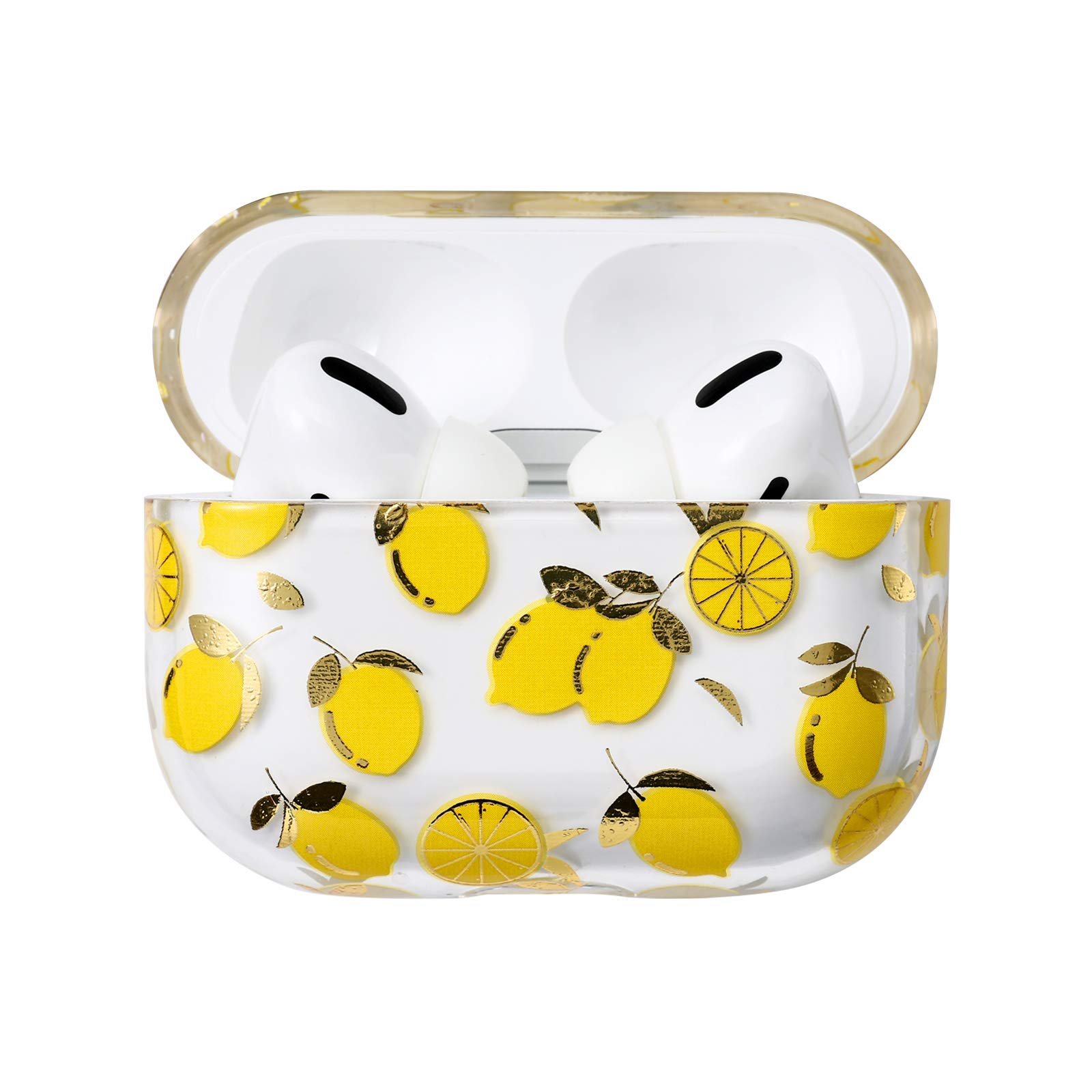 AKABEILA Case for AirPods Pro 2019 Cover, Compatible with Apple AirPods Pro 2019 1st Generation 2019 Case Cute Pattern Clear Hard PC AirPods Case Shockproof Front LED Visible Anti-Slip Protective