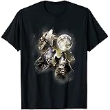 Howling At The Moon Wolves Wolf Animal T-Shirt