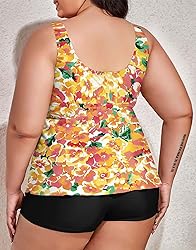 Omichic Modest Tankini Swimsuits for Women Two