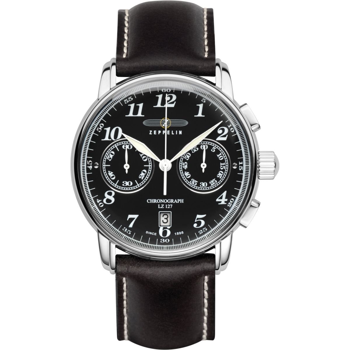 Zeppelin Watches Men's Quartz Watch 76782 with Leather Strap Amazon