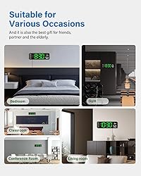Digital Wall Clock, Digital Clock Large Display