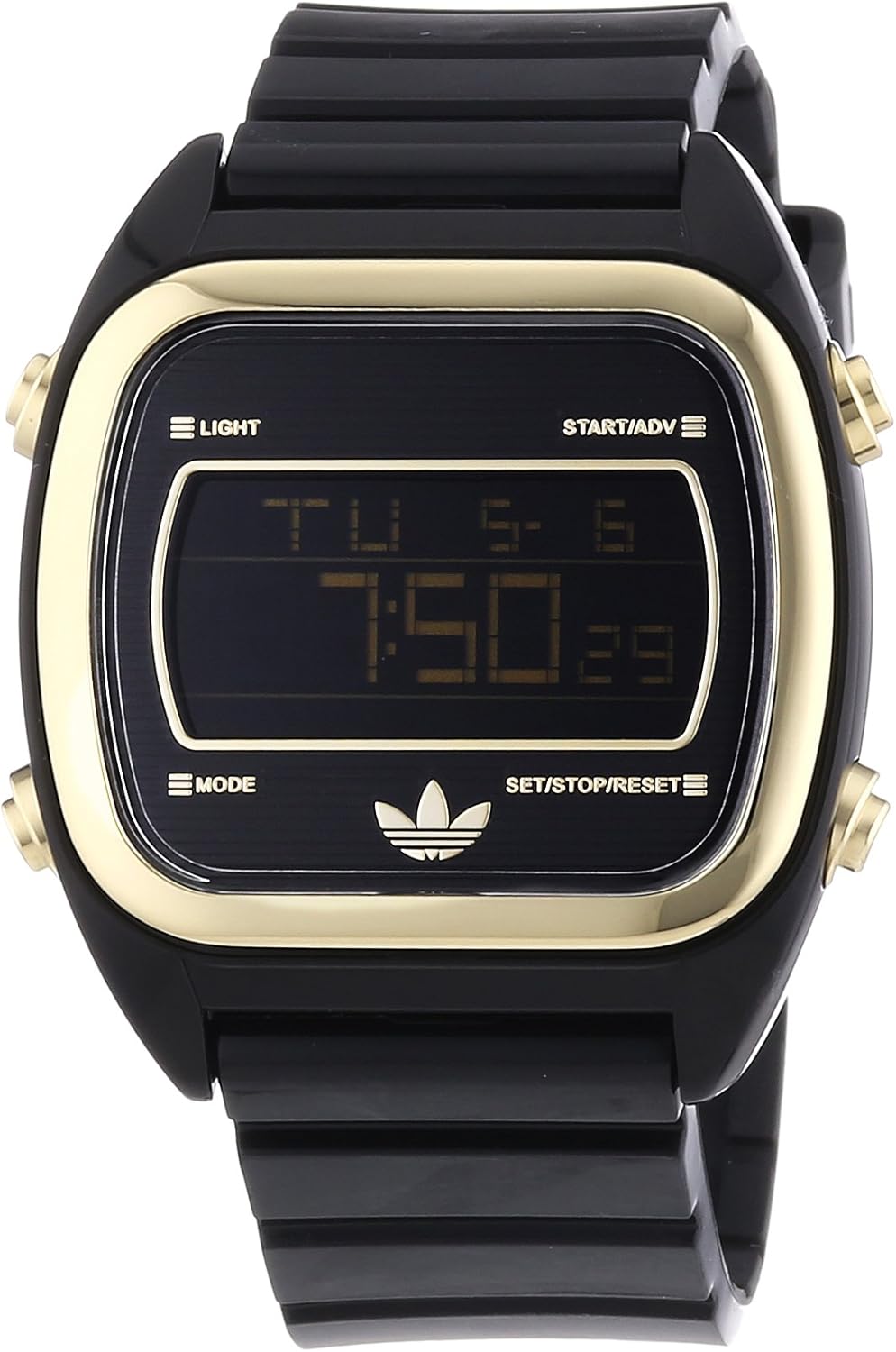 adidas Sydney - Reloj de Cuarzo para Hombre, con Correa de Resina, Color Negro