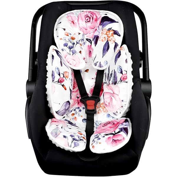 Floral Print Floral Baby Car Seat Covers Shopping Cart Cover For