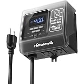 DEWENWILS 7-Day Schedule Pool Timer, NEMA 5-15R, 15A 120V 1HP | 16 ON/Off Programs, Memory Backup, Weatherproof Heavy Duty Outdoor Timer for Pool Pump, Heaters and Lights