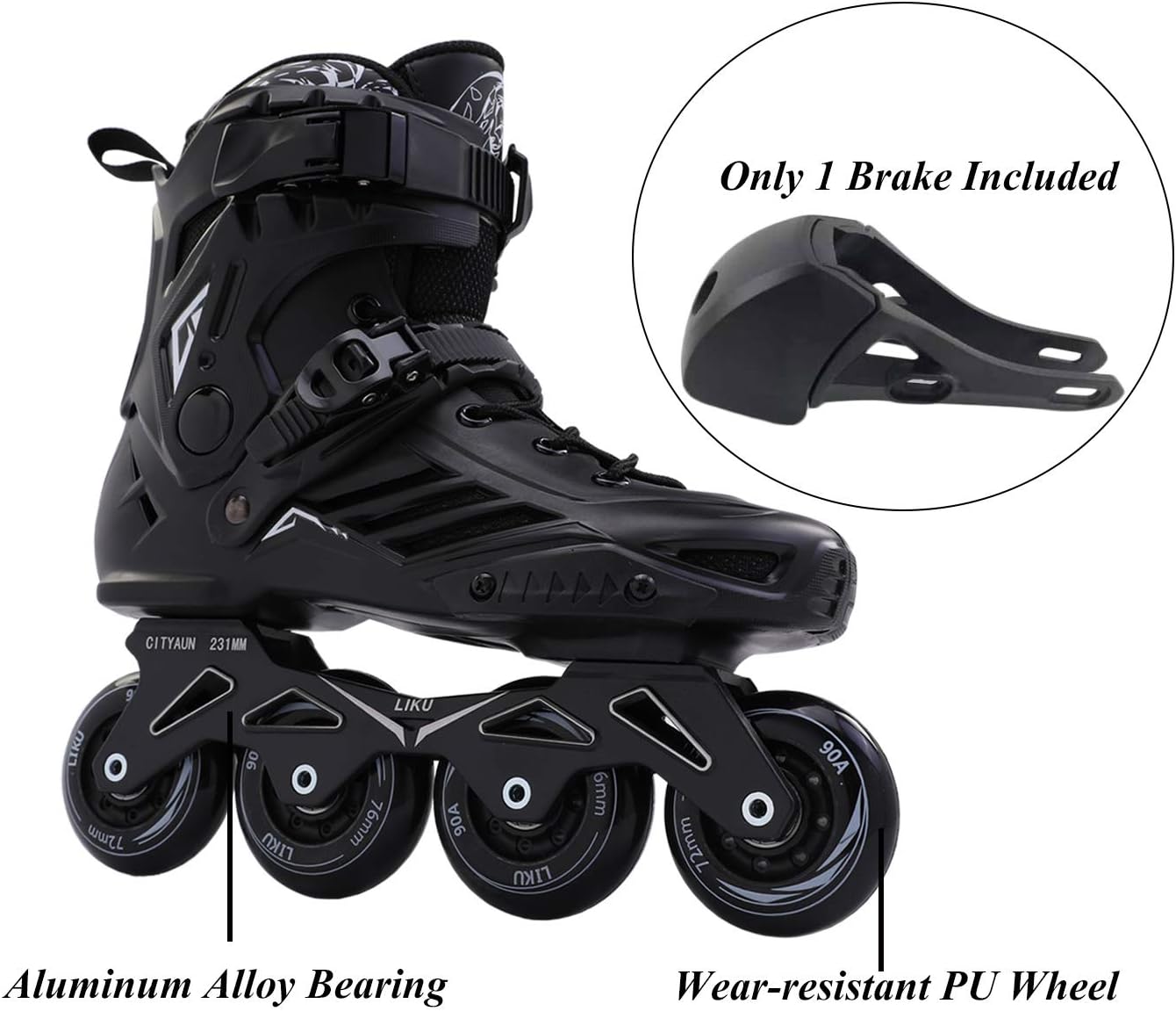 Black Rollerblades
