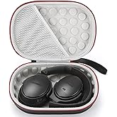 Hard Case for Bose QuietComfort 35 (Series II), QC35, QC25, QC15 Wireless Headphones Accessories. Travel Carrying Storage Bag - Black