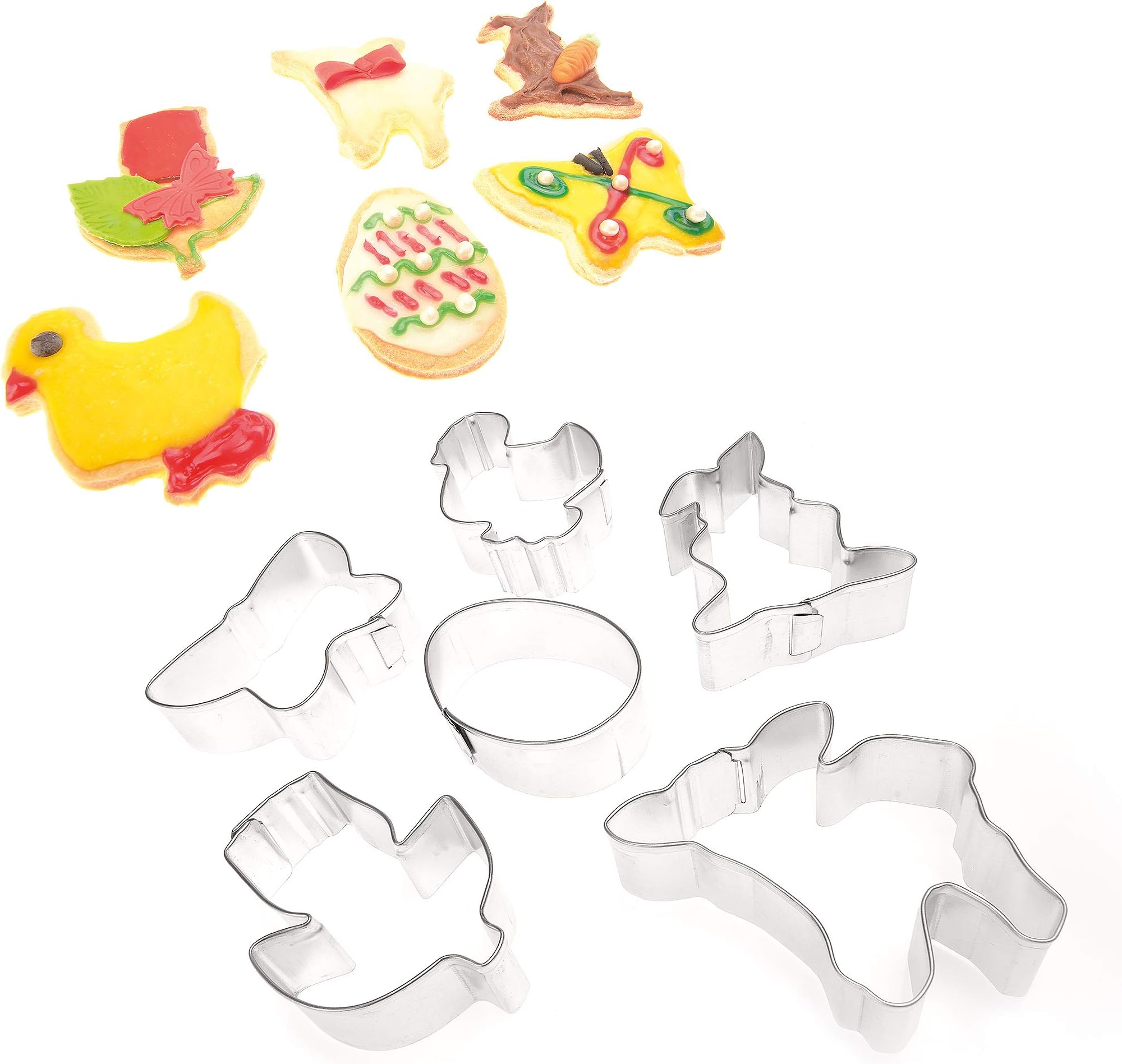 Cookie Cutter Set of 6 - Creative Baking with The Whole Family - Made in Germany Pastry Cutters - Easter Cookie Cutter 6 pcs.