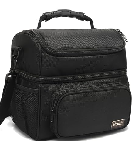 Amazon.com: opux Insulated Lunch Bag for Men Women, Double Decker