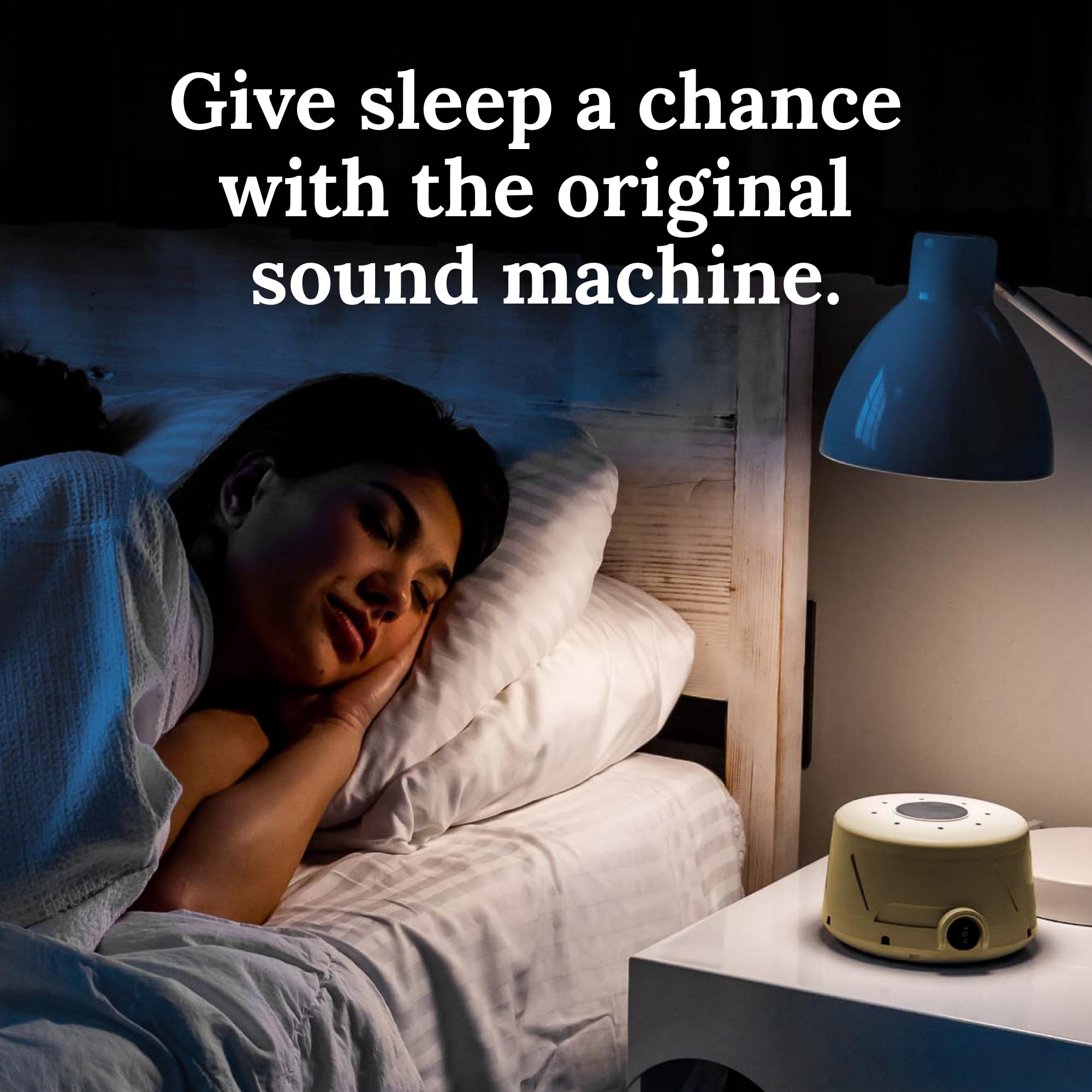 Yogasleep Dohm Classic (Tan) The Original White Noise Machine, Soothing Natural Sound from a Real Fan, Noise Cancelling for Office Privacy, Travel & Meditation, Sleep Therapy for Adults & Baby