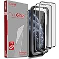 iCarez Tempered Glass Screen Protector for iPhone 11 Pro Max 2019 / iPhone Xs Max 6.5-Inches 2018, 2-Pack Full Coverage