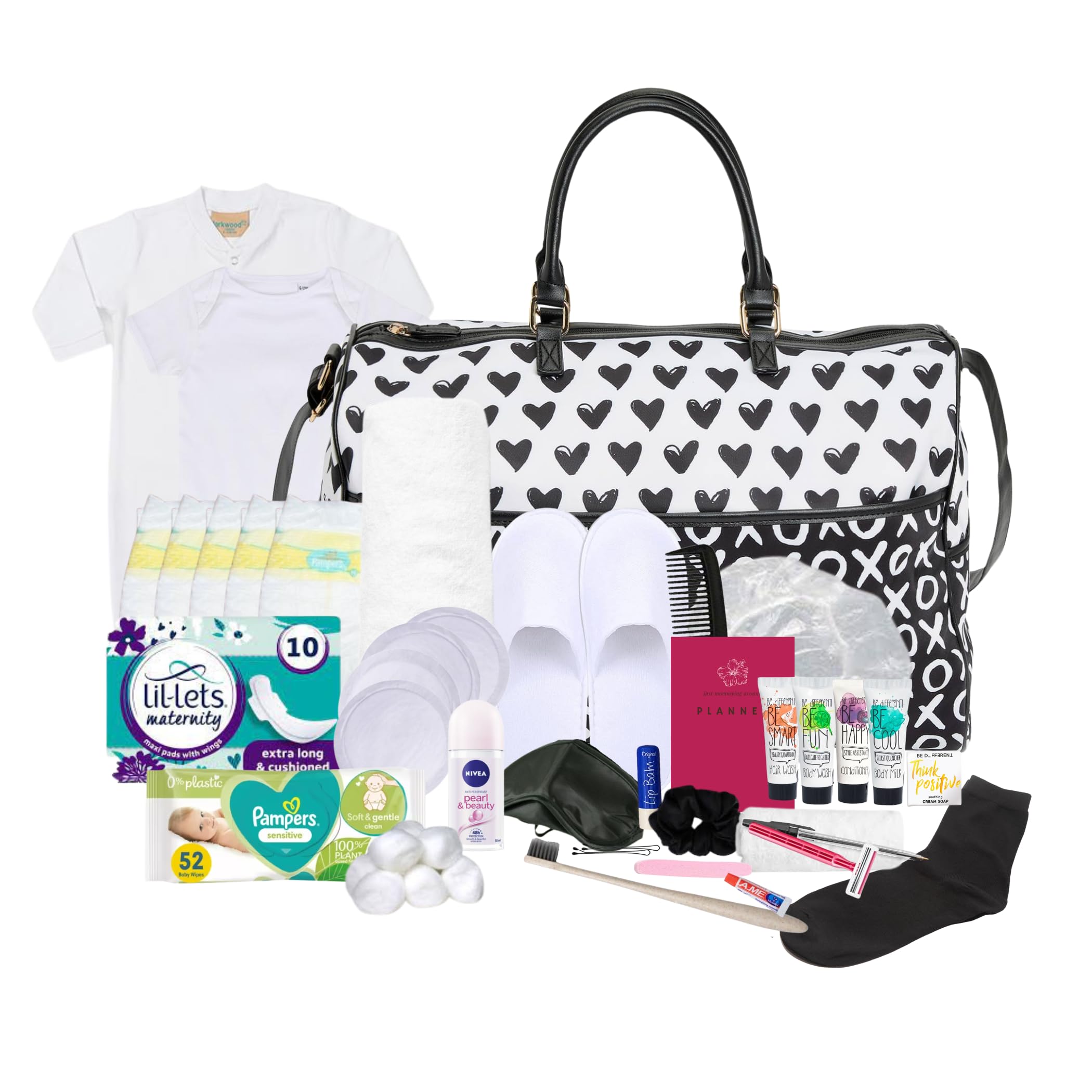 Pre-packed Large Maternity pack birth bag labor mum and baby hospital bag