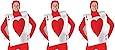 Beistle 54673 Mini Card Suit Cutouts, 4.75-5, 10 Cutouts In