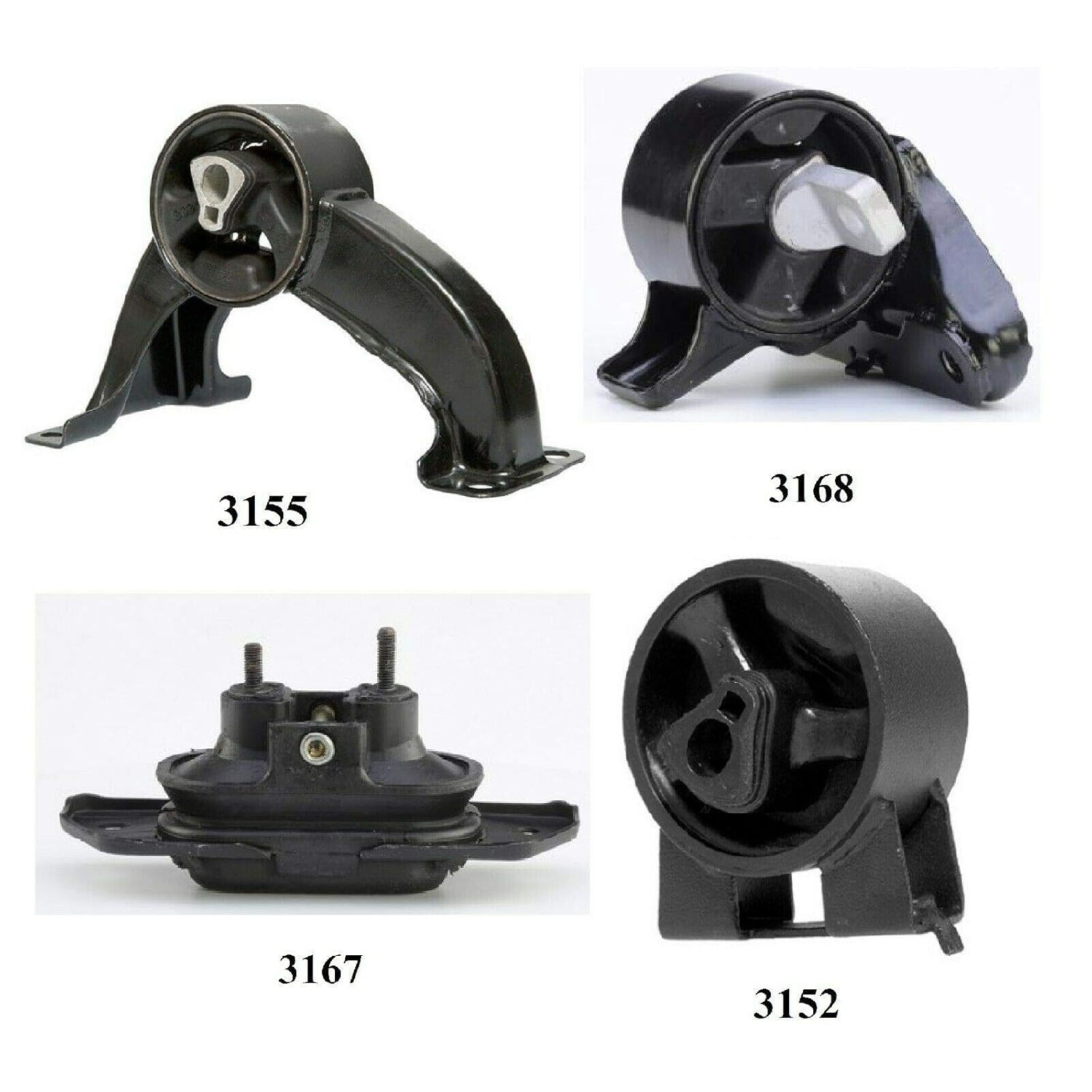 3 PCS MOTOR & TRANS MOUNT FOR 20092010 Dodge Avenger 2.4L & 2.7L