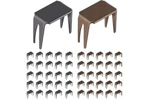 50pcs Zipper Stoppers, #5 Zipper Repair Kit Stoppers Ends Bottom & Top for Bags Jackets Tents Backpacks Coats Sewing Replacem