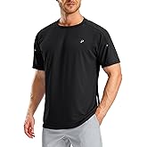 Pudolla Men's Workout Running T-Shirts Lightweight Quick Dry Athletic Gym Shirts for Men Short Sleeve Sport Tee Tops