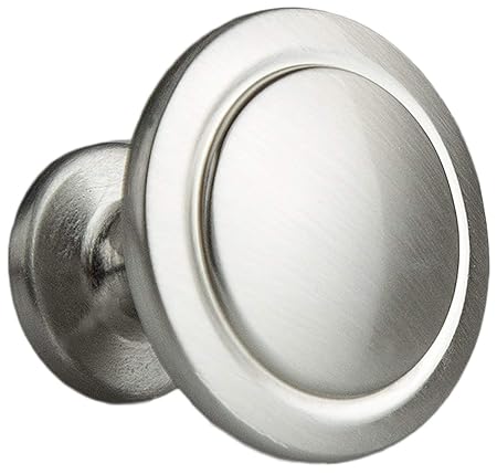 Satin Nickel Kitchen Cabinet Knobs 1 1 4 Inch Round Drawer