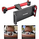 Car Headrest Mount, Tryone Car Seat Tablet Holder for iPad/Samsung Galaxy Tabs/Amazon Kindle Fire HD/Nintendo Switch/Other Devices 4”-10.1” (Red)