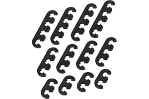 A ABSOPRO Engine Spark Plug Wire Separator 7mm 8mm 8.5mm 8.8mm Plastic Black (Set of 12)