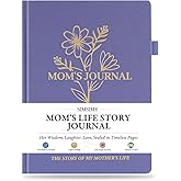 SIMSIMY Mom Life Story Book Journal, A Mother’S Guided Journal with Prompt Questions to Share Her Journey & Memories, Meaningful Family Keepsake Gift for Mother's Day, Birthday, Christmas from Daughter & Son