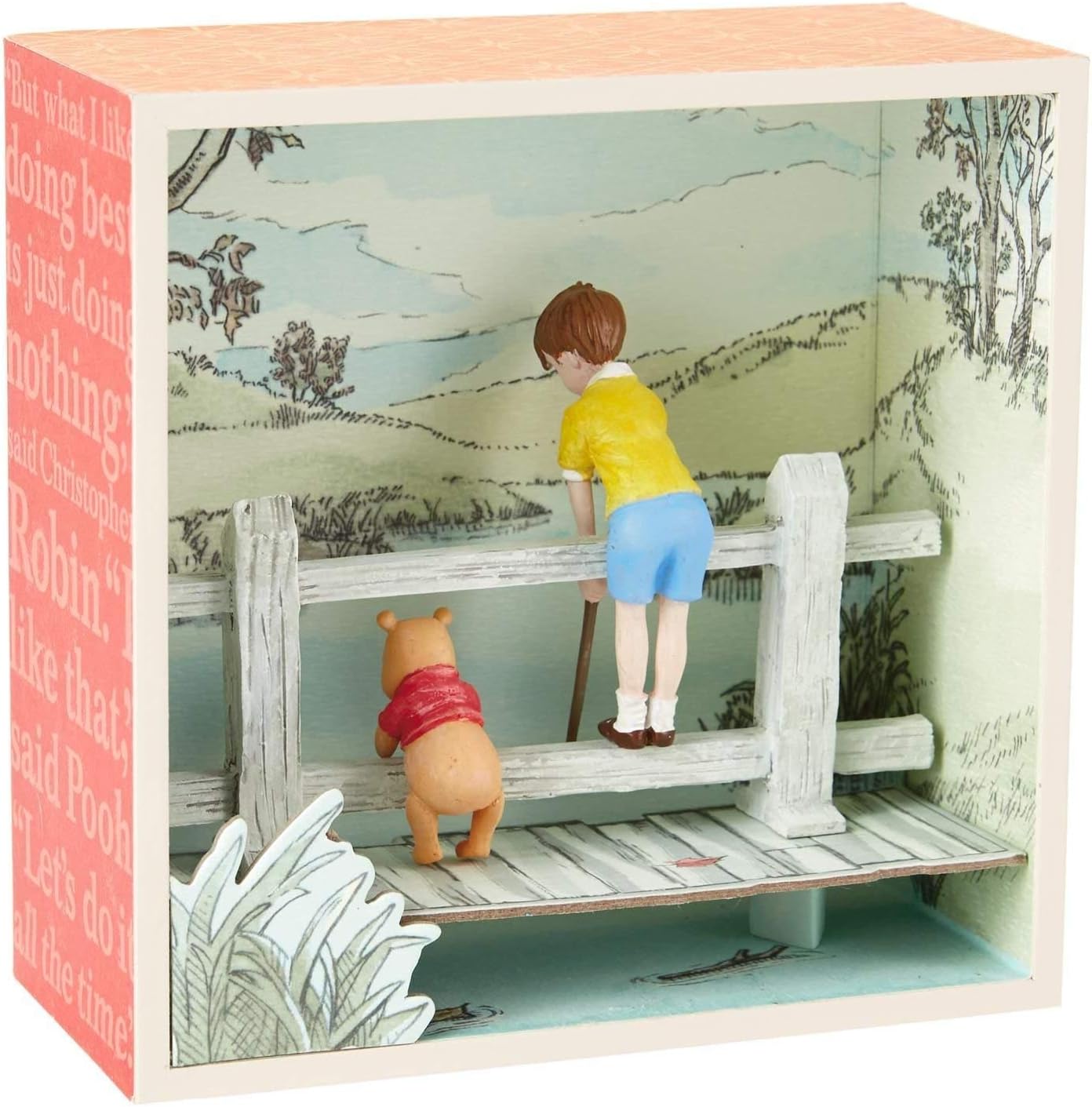 Hallmark Winnie The Pooh And Christopher Robin Shadow Box Amazon