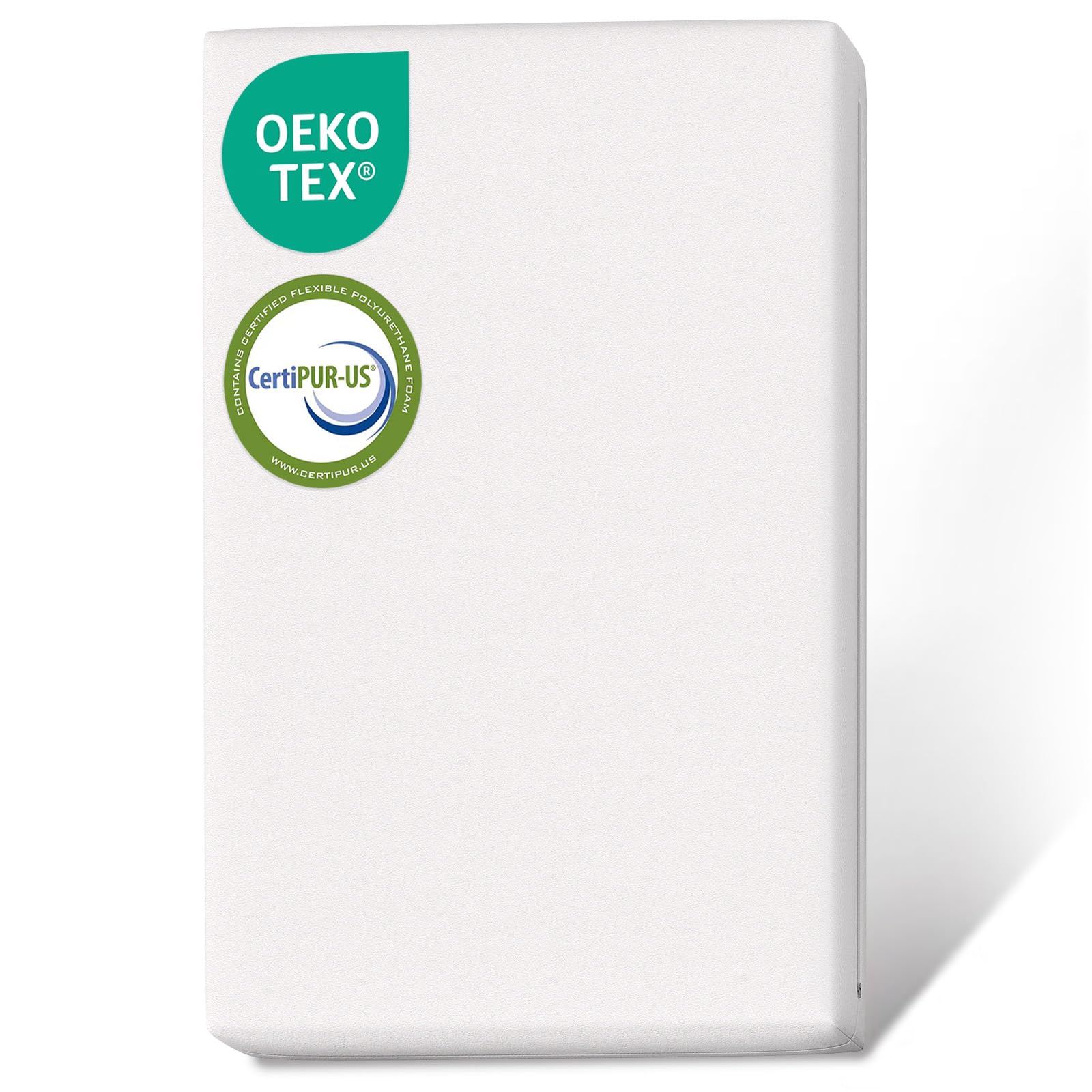 Photo 1 of iMMDOKIN Pack and Play Mattress (38"x26"x1.5'') Certified, Hypoallergenic Dual-Sided Portable Crib Mattress Pad for Play Pen, Babies Toddlers, Soft, Waterproof, Machine Washable Cover, Standard Size