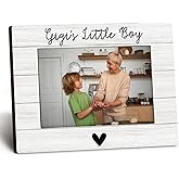 DUXMNAMG Gigi 4x6 Picture Frame, Grandma Photo Frame, Grandson Photo Frame, GigiGifts for Grandma Mothers Day from Grandson Grandkids, Gigi’s Little Boy Picture Frame for Desk Decor