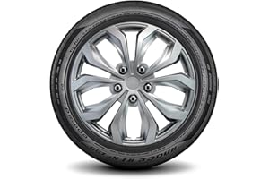 LYDS Spyder S Silver Universal 16 inch Premium ABS Hubcap Wheel Cover Replacement Set of 4 - FWC-16S-S