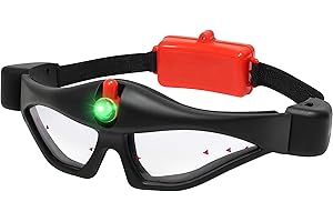 ArmoGear Night Vision Goggles for Kids | Spy Gear Gadgets | Kids Camping Gear Spy Glasses with Built-in LED Headlight | Adjustable Kids Spy Toy Heat Vision Goggles