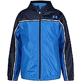 Under Armour boys Windbreaker, Zip-up Jacket, Water Repellent and Windproof