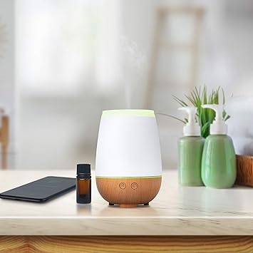 Aroflora Musilia Diffuseur D Huiles Essentielles Par Ultrasons Avec Enceinte Bluetooth Reunit Diffusion D Huiles Essentielles Musique Et Ambiances Lumineuses Diffusion Jusqu A 50 M Amazon Fr Hygiasne Et Soins Du Corps