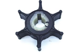 MOTOCEO Impeller For Yamaha/Mercury Marine Outboard 2HP (1977-2002) 2Stroke 1Cyl 646-44352-01-00 47-80395M Sierra 18-3072 Water Pump