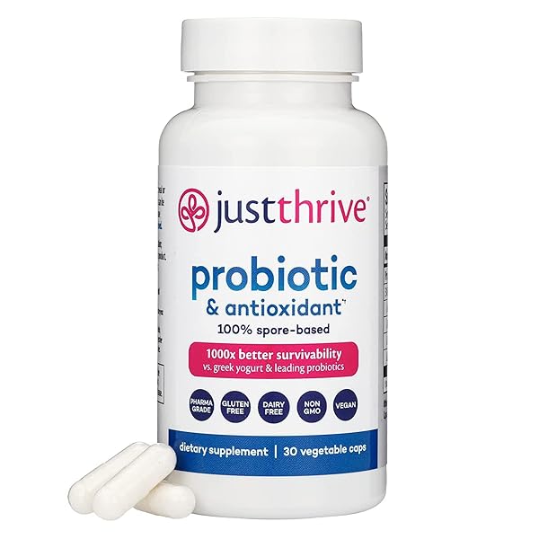 JUST THRIVE PROBIOTIC & ANTIOXIDANT SUPPLEMENT – 100%...