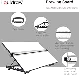 Liquidraw A2 Drafting Board 18.5 x 25.5 in Parallel Motion 6 Angles view 4