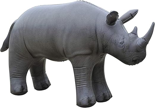 Jеt Crеаtiоns Home Decor Rhino Inflatable Animal Baby White Rhinoceros